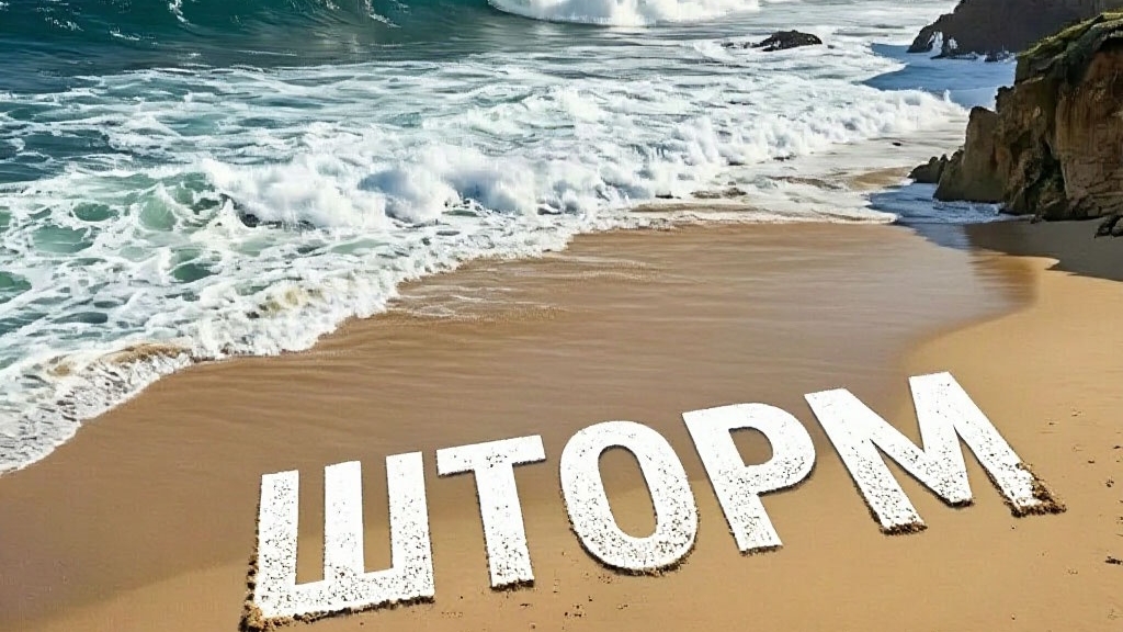 шторм.