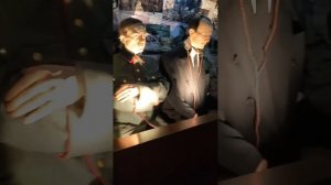 Поезд Победы из восковых фигур