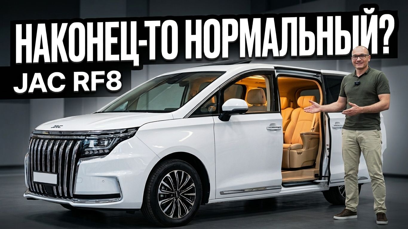 JAC RF8: китайцы наконец сделали нормальный семейный минивэн?