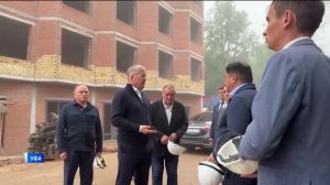 Радий Хабиров побывал на стройке математического лицея в Уфе и жестко раскритиковал чиновников