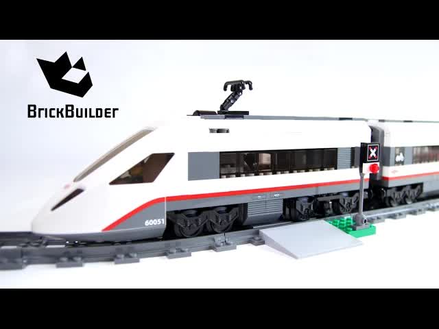 LEGO CITY 60051 Скоростной пассажирский поезд — ускоренная сборка для коллекционеров (15/21)