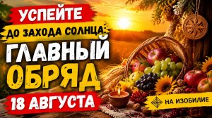 Успейте до захода солнца 18 августа.