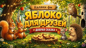СКАЗКА ДЛЯ ДЕТЕЙ | ЯБЛОКО ДЛЯ ДРУЗЕЙ