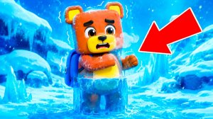БААРЕН СЕЙЧАС ЗАМЁРЗНЕТ в СНЕЖНОМ МИРЕ в СУПЕР МИШКА! SUPER BEAR ADVENTURE