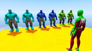 Мультики_ Вода против Человека-паука в GTA 5 — Эпичные падения и трюки, серия 2