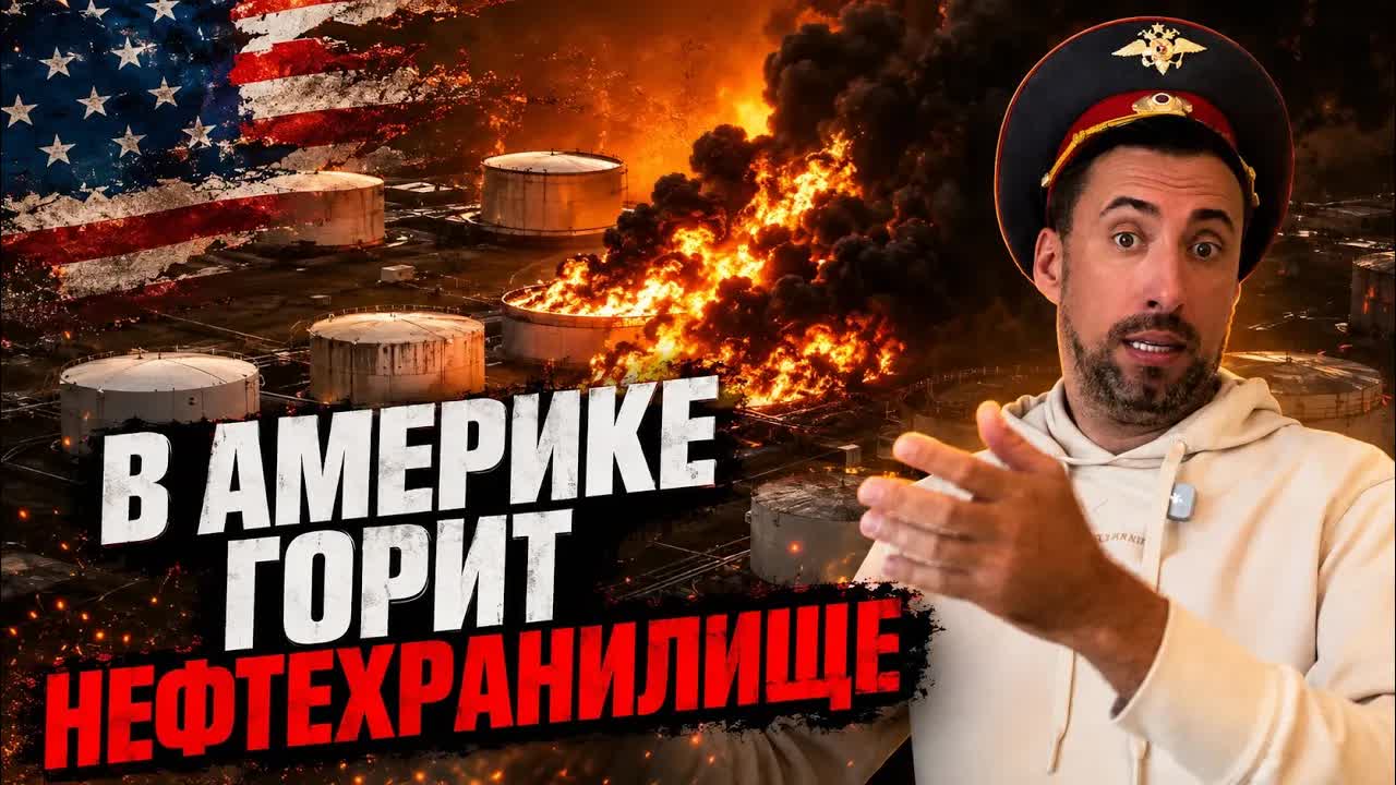 ЖМЫХ ДНЯ:ПОЖАР НА АМЕРИКАНСКОМ НЕФТЕХРАНИЛИЩЕ /ХОРОНИЛИ КОНОВАЛЬЦА ПОРВАЛИ ТРИ БАЯНА