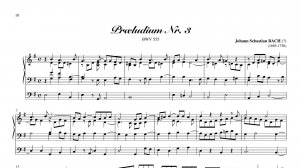 J.S.BACH Preludium ind fugue for organ in E moll