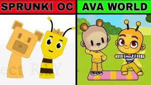 🐻 Мой СПРУНКИ OC: Песчаный Медведь против Пчелы (из Super Bear Adventure) в AVATAR WORLD 🐝😳🔥