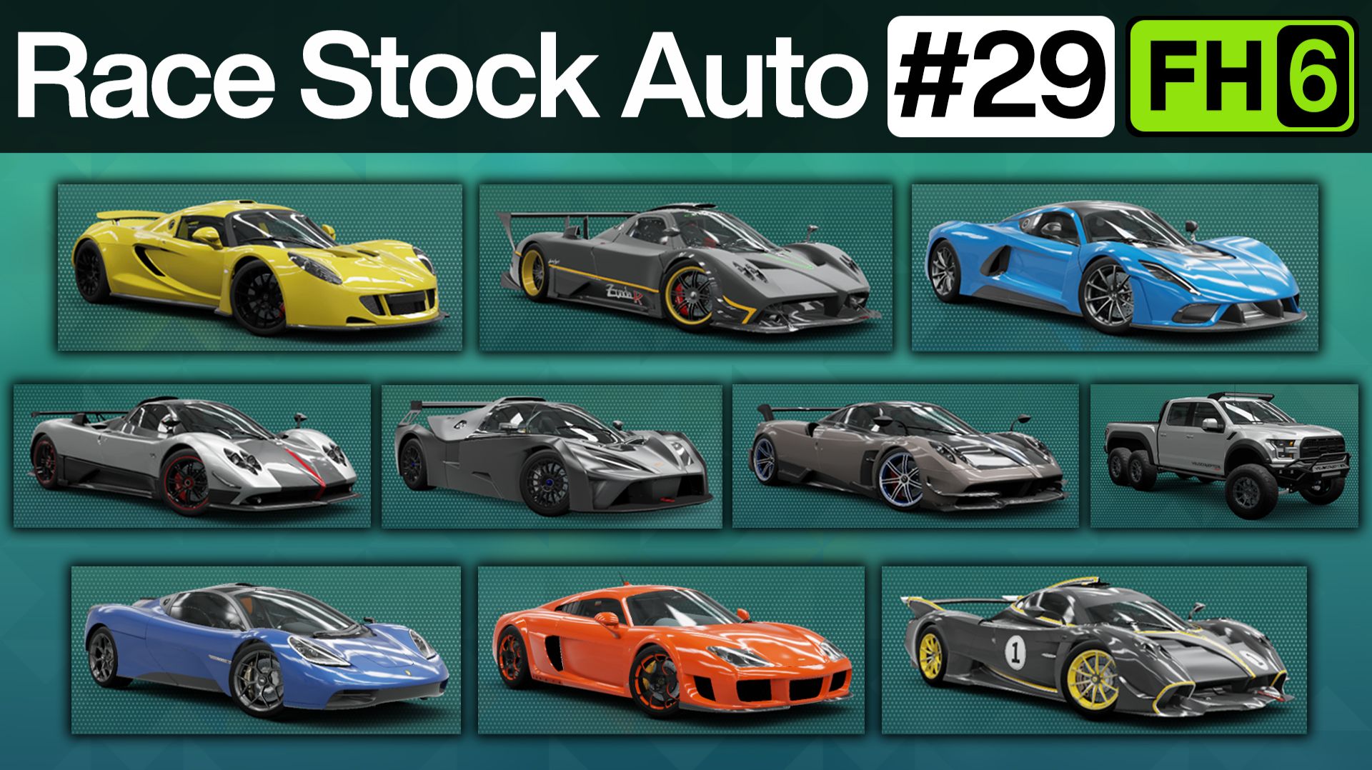 Forza Horizon 6 - Race Stock Auto #29