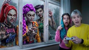 😱 ПРОШЛИ ВСЕ ИГРЫ K-POP ДЕМОНОВ И ВСТРЕТИЛИ ЗОМБИ!! 🧟♂️💥 Погоня в Реальной Жизни! Шок!