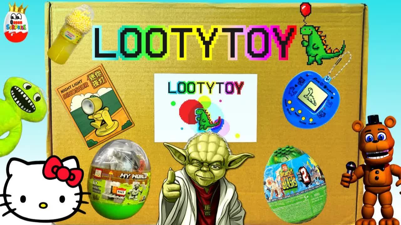 BIG JOY BOX Surprise! Большая Коробка с Сюрпризами, LOOTYTOY, Kinder Surprise Unboxing