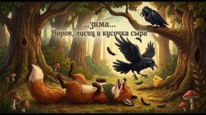 ...зима... -  Ворон, лисиц и кусочка сыра