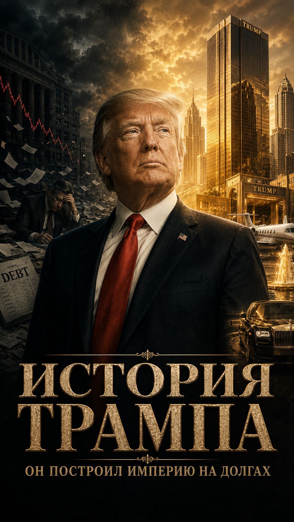 Трамп построил империю на долгах