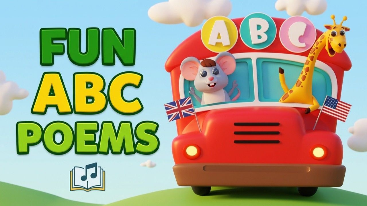 Учим английский алфавит_ веселые стихи и буквы для детей!