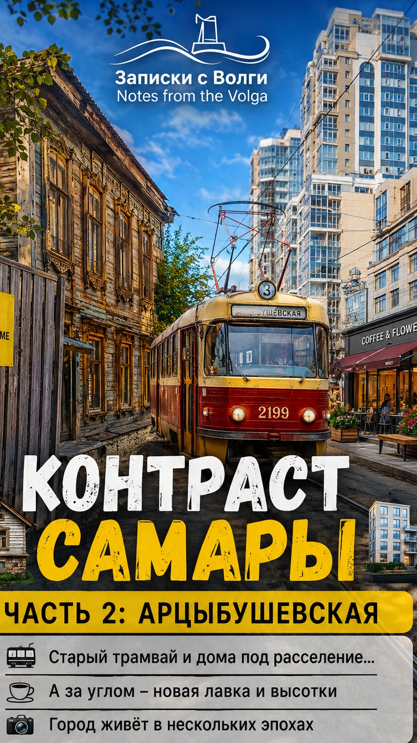 Контраст Самары 🏚️ |  Арцыбушевская