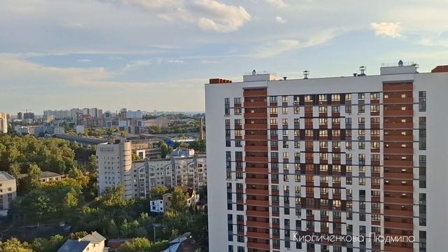Вечер в Нижнем Новгороде, вид с высоты