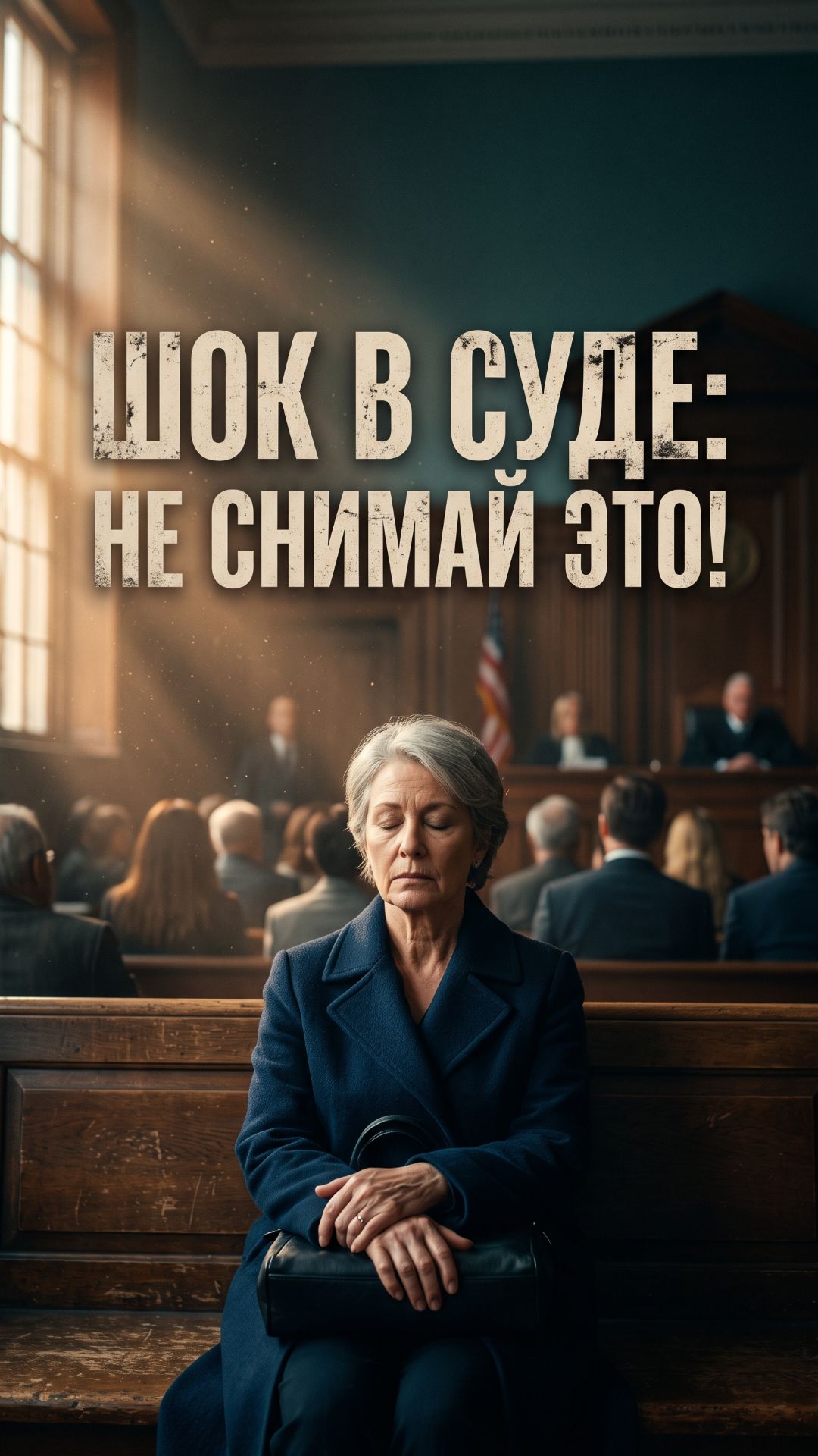 В зале суда её приняли за обычную женщину... пока она не сняла пальто