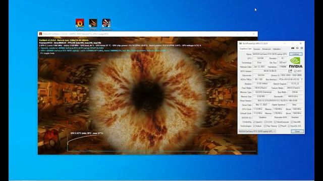 JIESHUO RTX 3070М независимый обзор, синтетические тесты.