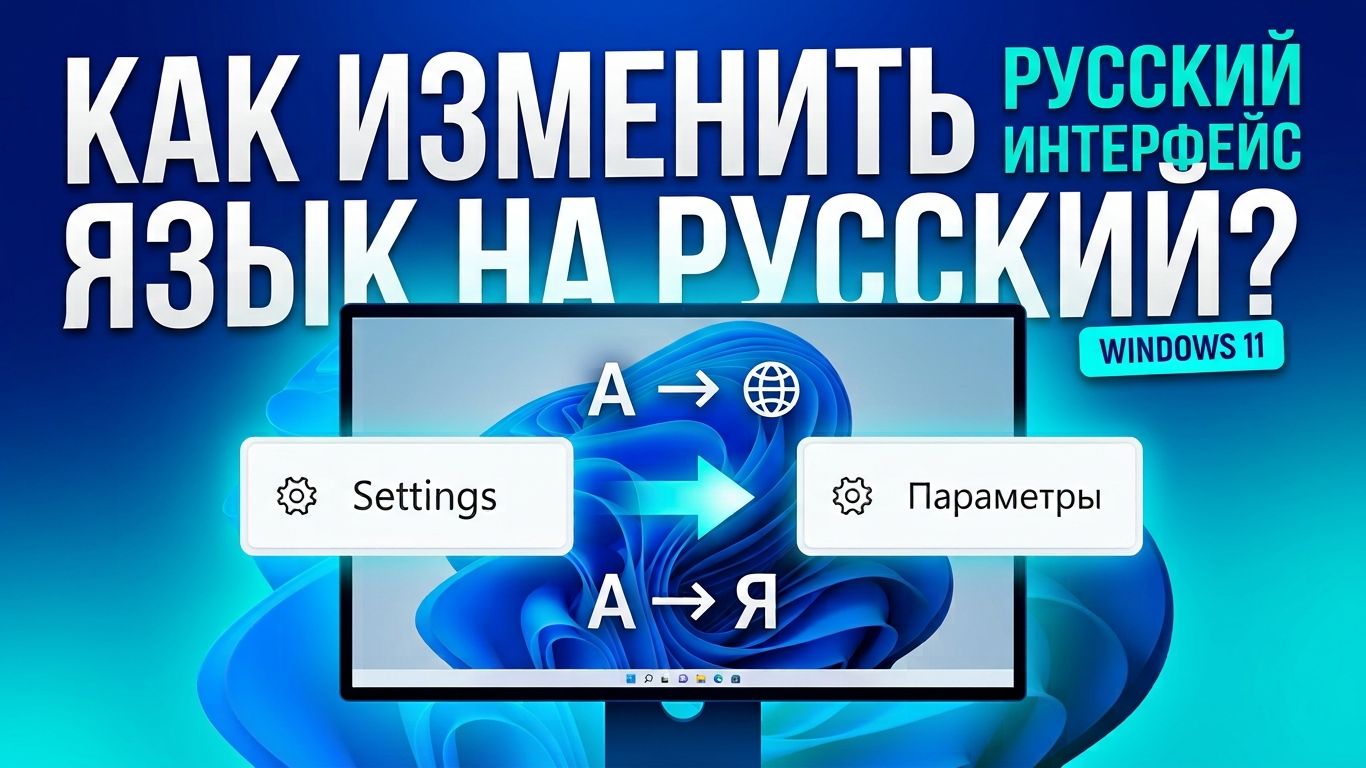 Как изменить язык на русский в Windows 11?  Установка русского языка интерфейса Виндовс 11