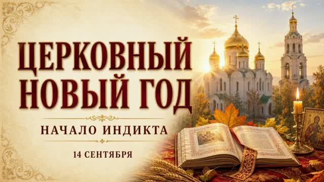 14 СЕНТЯБРЯ — ЦЕРКОВНЫЙ НОВЫЙ ГОД | НАЧАЛО ИНДИКТА: ТРАДИЦИИ И СМЫСЛ ПРАЗДНИКА