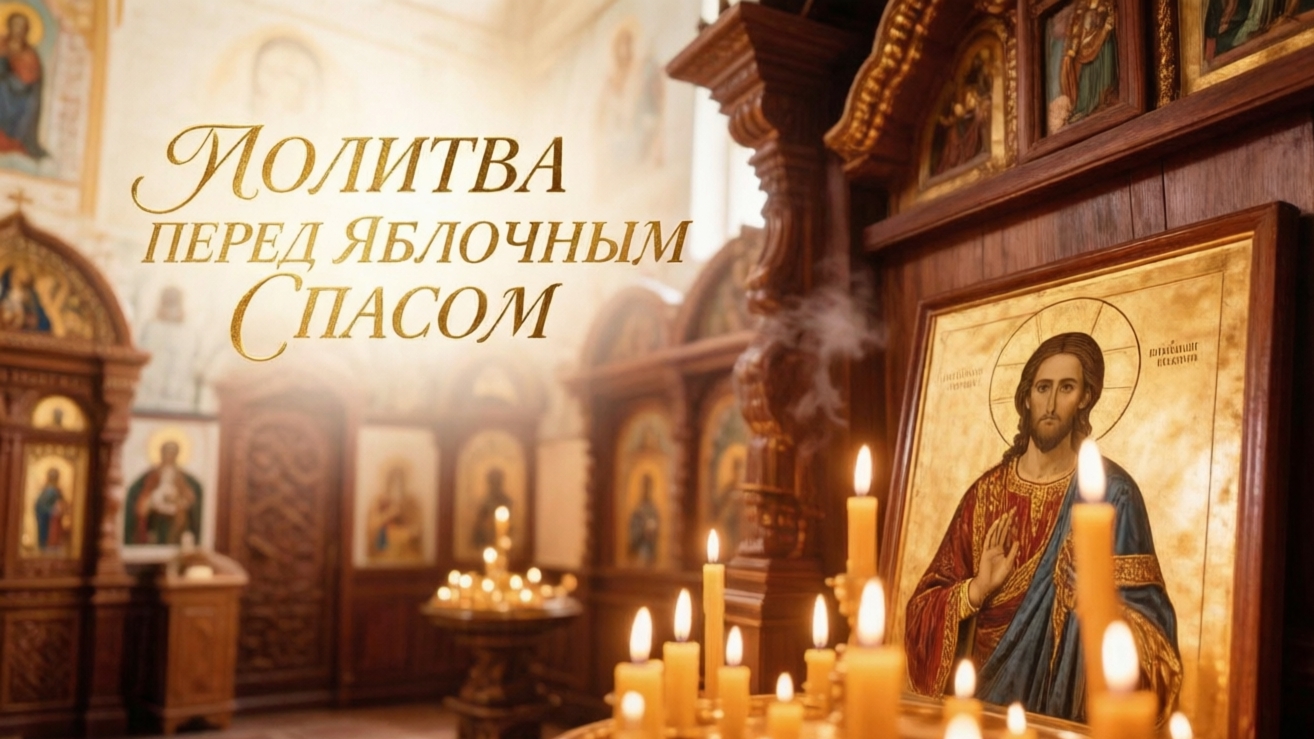 Молитва перед Яблочным Спасом