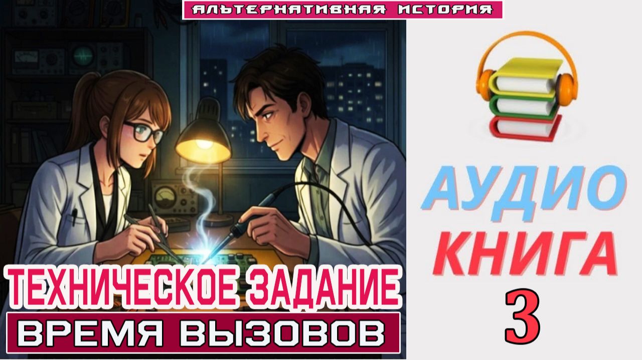 #Аудиокнига. «ТЕХНИЧЕСКОЕ ЗАДАНИЕ -3! Время вызовов». КНИГА 3. #Попаданцы#Альтернативная история