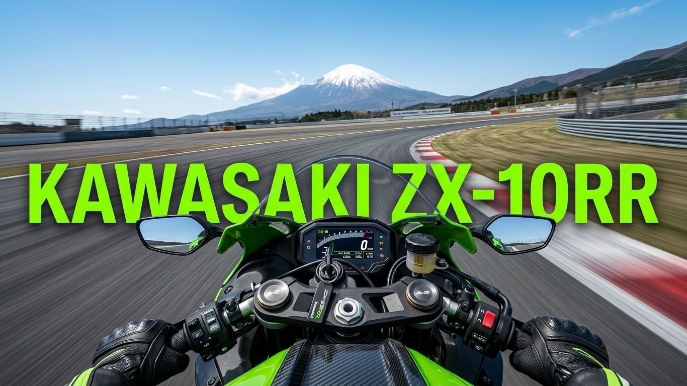 KAWASAKI ZX-10RR: РАЗГОНЯЕМ ЗЕЛЕНУЮ РАКЕТУ НА ПРЯМОЙ FUJI SPEEDWAY!