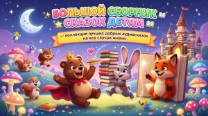 📚🌟✨ Большой сборник сказок детям — коллекция лучших добрых аудиосказок на все случаи жизни 🌙💖