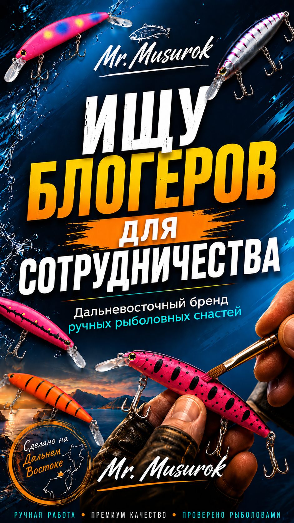 Ищу блогеров для сотрудничества 🎣