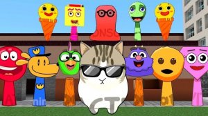 🐱СПРУНКИ OC Dam Dam Didi Didi Cat — Фаза 2 добавлена в Minecraft PE 😳🔥