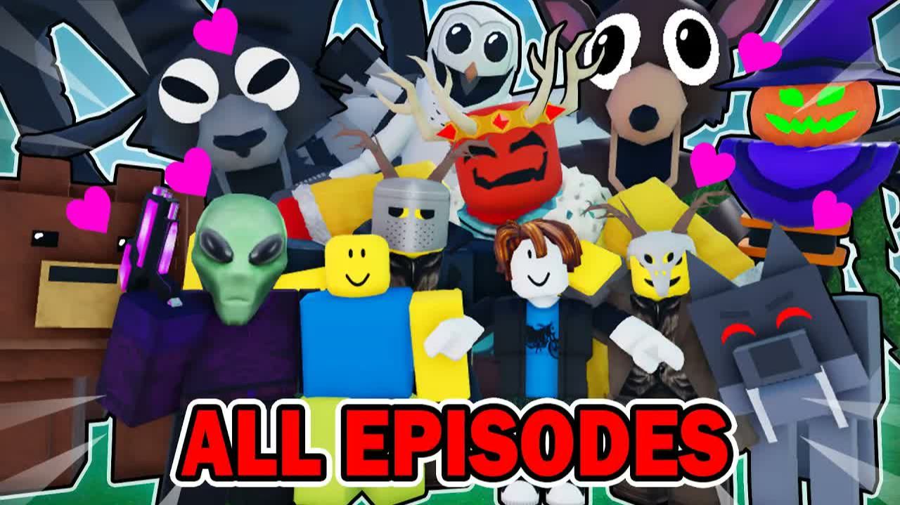 99 НОЧЕЙ В ЛЕСУ, НО ДРУЖНО! (Все серии) Roblox Animation