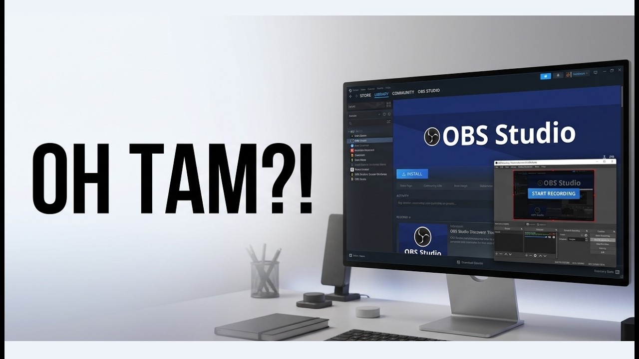 Как скачать OBS Studio через Steam и записывать видео