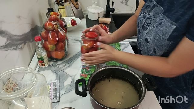 Помидорки с базиликом 🔥