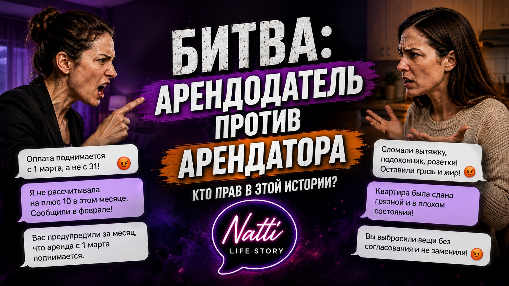 Арендодатель и арендатор не смогли договориться. Чью сторону займёте вы? #nattilifestory #истории