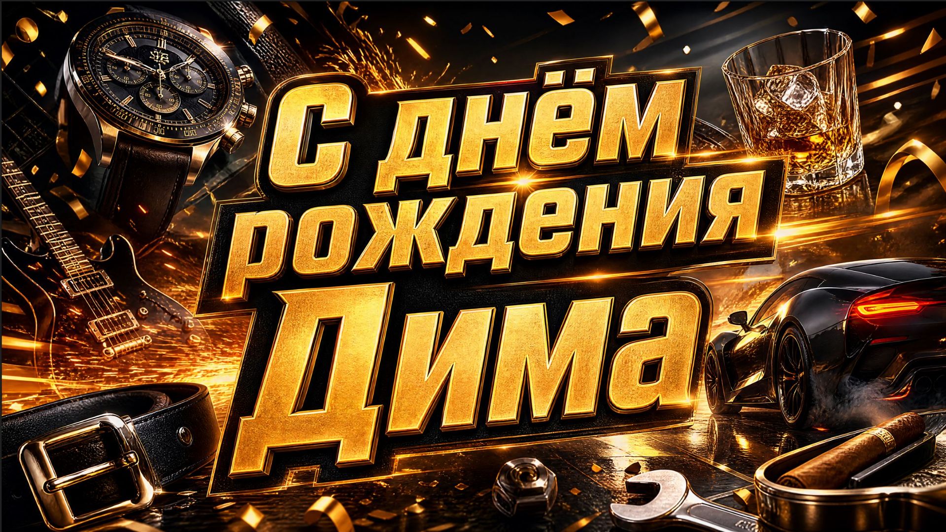 С днём рождения, Дима! Именная поздравительная песня