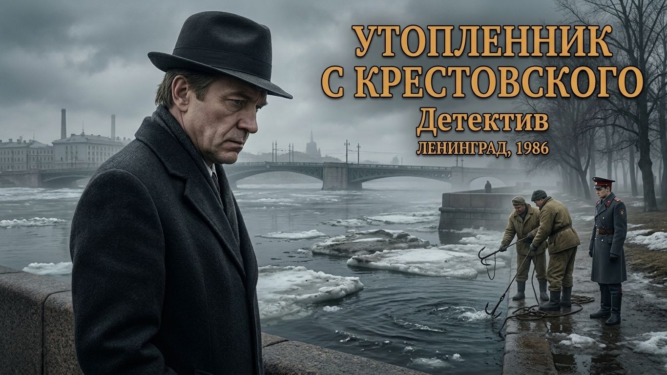 УТОПЛЕННИК С КРЕСТОВСКОГО_ Детектив. Ленинград, 1986 год.