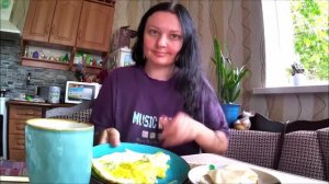 МУКБАНГ/ Утренняя яишенка и кофе/ Вкуснота.