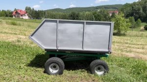 Радиоуправляемая самосвальная тележка 12 В 4x4 (с двигателями от стеклоочистителей)