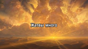 Жатвы много