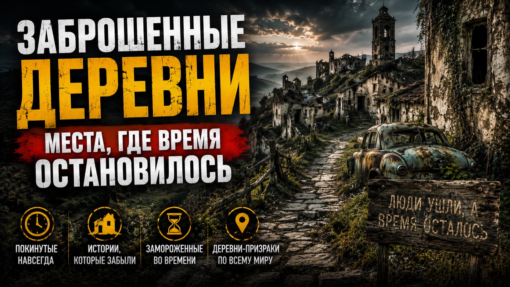 ЗАБРОШЕННЫЕ ДЕРЕВНИ | Места, где время остановилось | Документальный Фильм