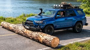 Испытание «Машины против упавшего дерева» в (BeamNG/Drive)