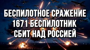 БЕСПИЛОТНОЕ СРАЖЕНИЕ. 1671 БЕСПИЛОТНИК СБИТ НАД РОССИЕЙ / ТАМИР ШЕЙХ новости сводки