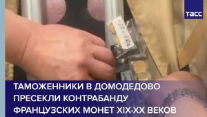 Таможенники в Домодедово пресекли контрабанду французских монет XIX-XX веков