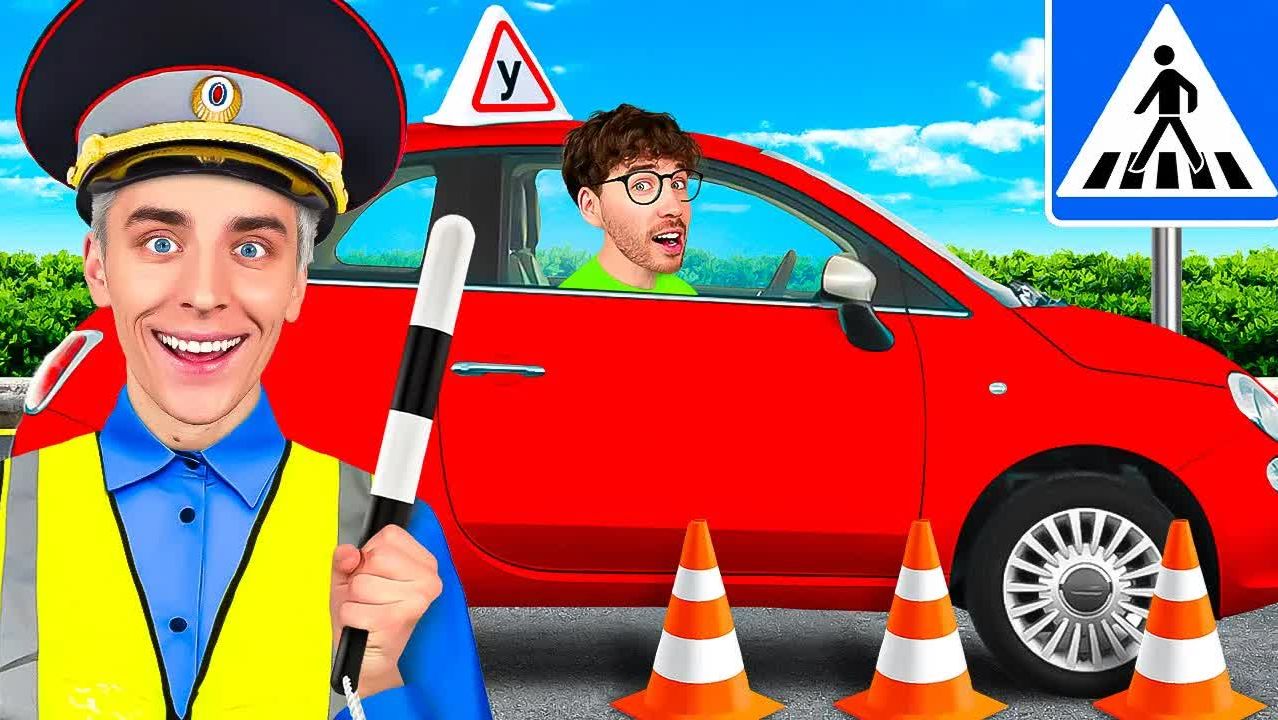 A4 - 24 ЧАСА в АВТОШКОЛЕ !