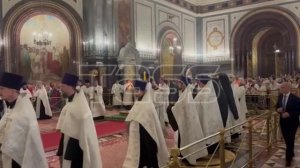 Встреча мощей Спиридона Тримифунтского в храме Христа Спасителя