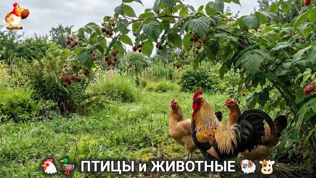 Сельские мотивы 🐏🐓🐇 Видео для души и радости 🌞 (73)