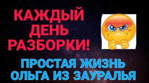 КАЖДЫЙ ДЕНЬ РАЗБОРКИ. ОЛЬГА ИЗ ЗАУРАЛЬЯ.