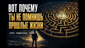 13. ВОТ ПОЧЕМУ ТЫ НЕ ПОМНИШЬ ПРОШЛЫЕ ЖИЗНИ! Астрал, Хроники Акаши и Сансара | Путь к истоку