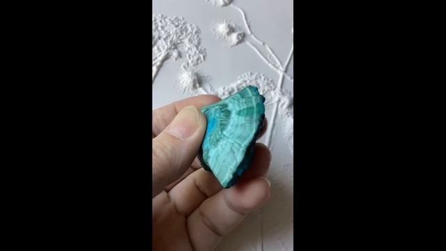 Малахит в хризоколле