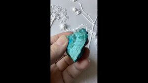Малахит в хризоколле